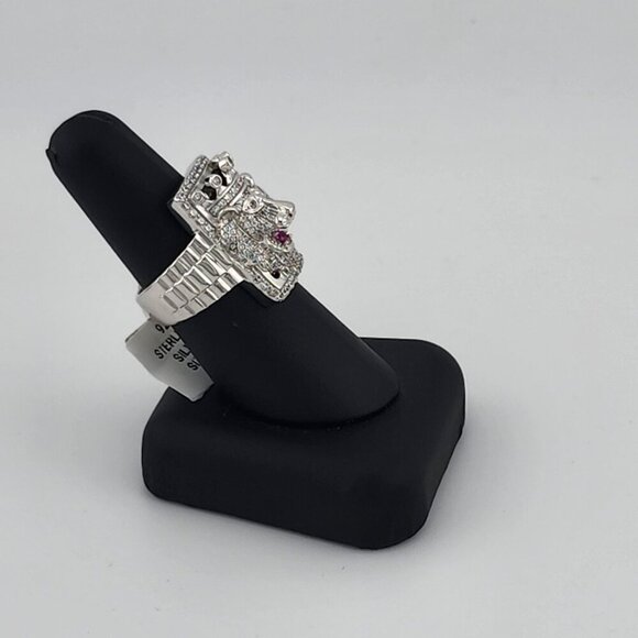 New Sterling Silver Lion Ring for Men –  925 Design - Picture 13 of 15